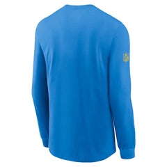Los Angeles Chargers Sideline Dri-FIT Long Sleeve T-Shirt Powder Blue | Nike for Sale