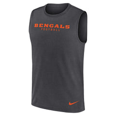 Cincinnati Bengals Primetime Legend Dri-FIT Muscle Tank Top Charcoal | Nike for Sale