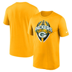 Green Bay Packers Legend Icon Performance T-Shirt Gold | Nike for Sale