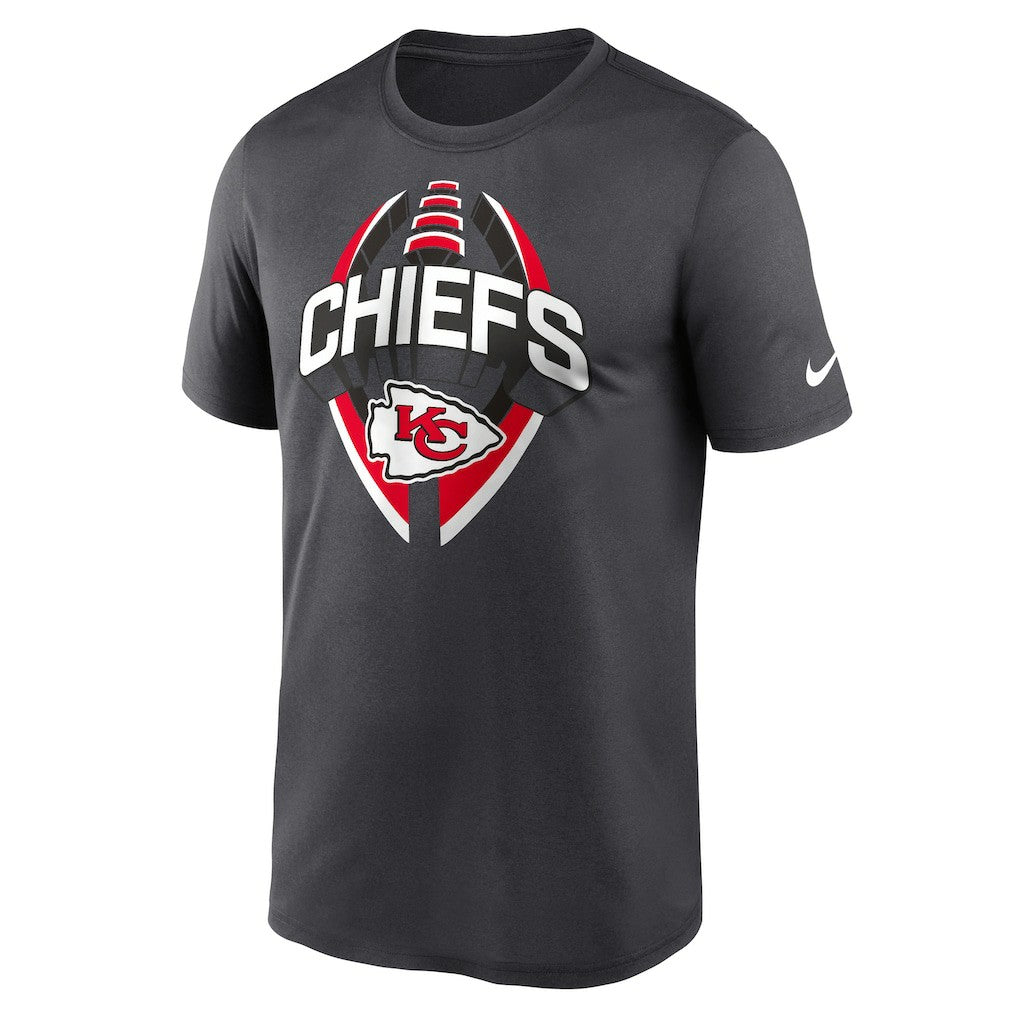 Kansas City Chiefs Legend Icon Performance T-Shirt Gray | Nike for Sale