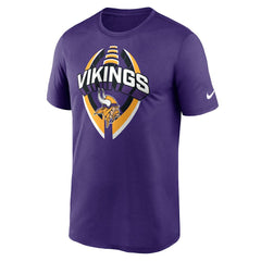 Minnesota Vikings Legend Icon Performance T-Shirt Purple | Nike for Sale