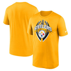 Pittsburgh Steelers Legend Icon Performance T-Shirt Gold | Nike for Sale
