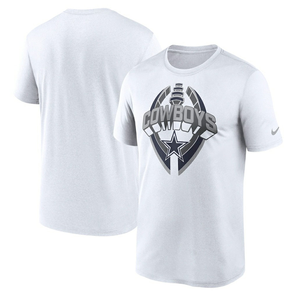 Dallas Cowboys Legend Icon Performance T-Shirt White | Nike for Sale