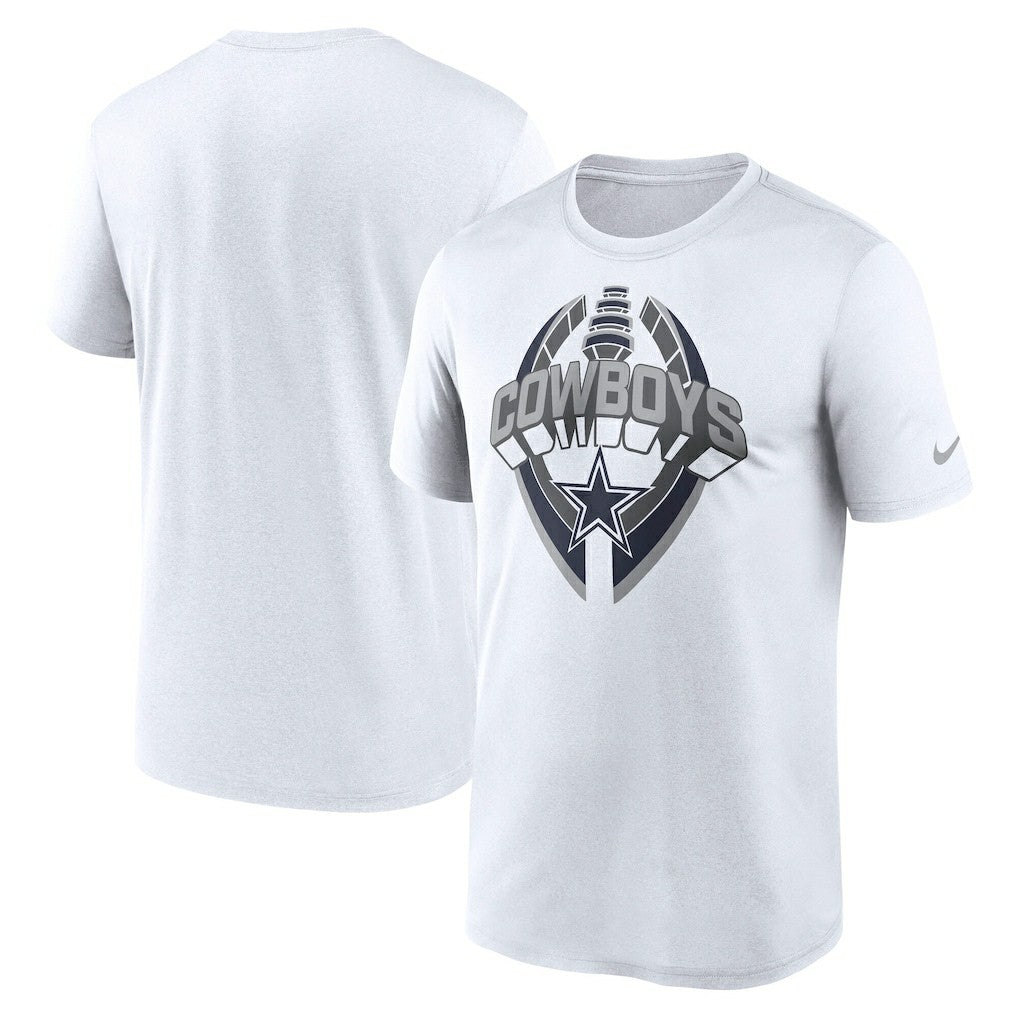Dallas Cowboys Legend Icon Performance T-Shirt White | Nike for Sale