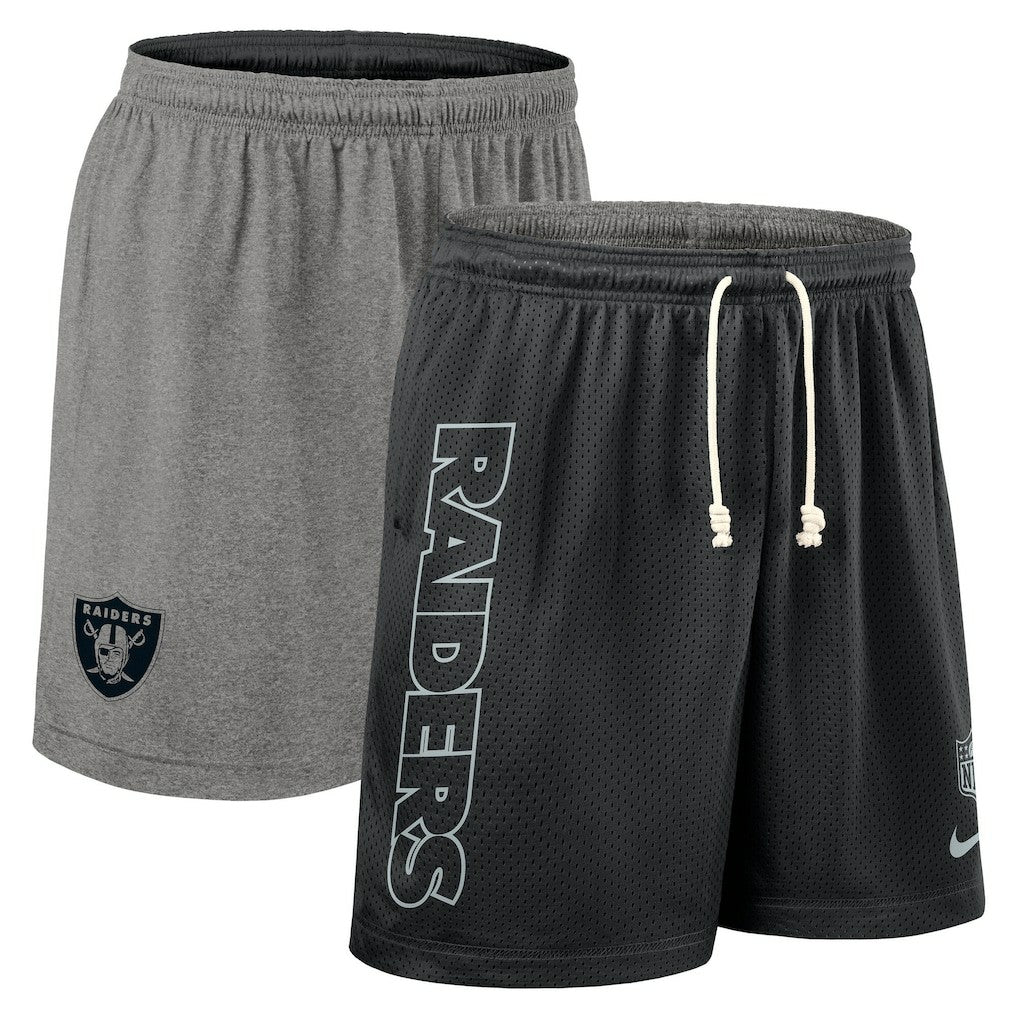 Las Vegas Raiders Sideline Reversible Dri-FIT Shorts Black | Nike for Sale