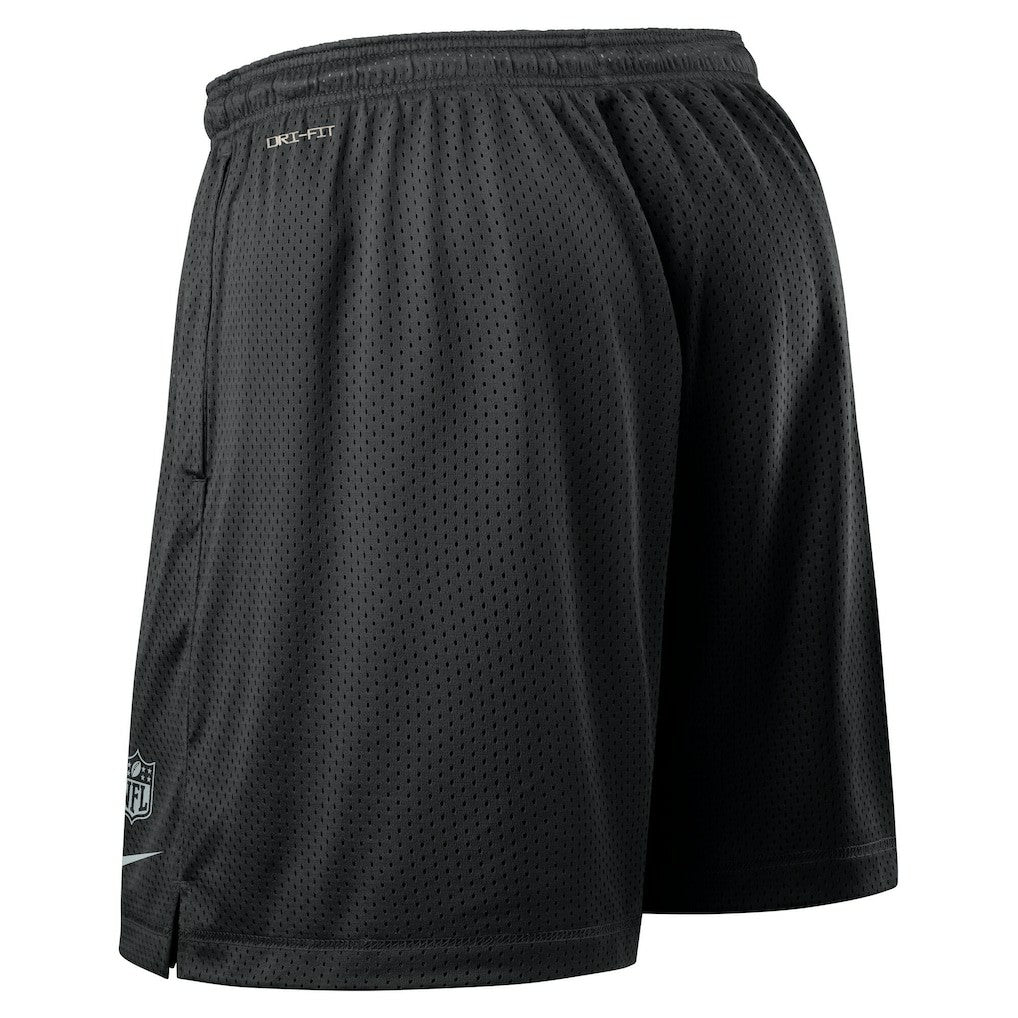 Las Vegas Raiders Sideline Reversible Dri-FIT Shorts Black | Nike for Sale