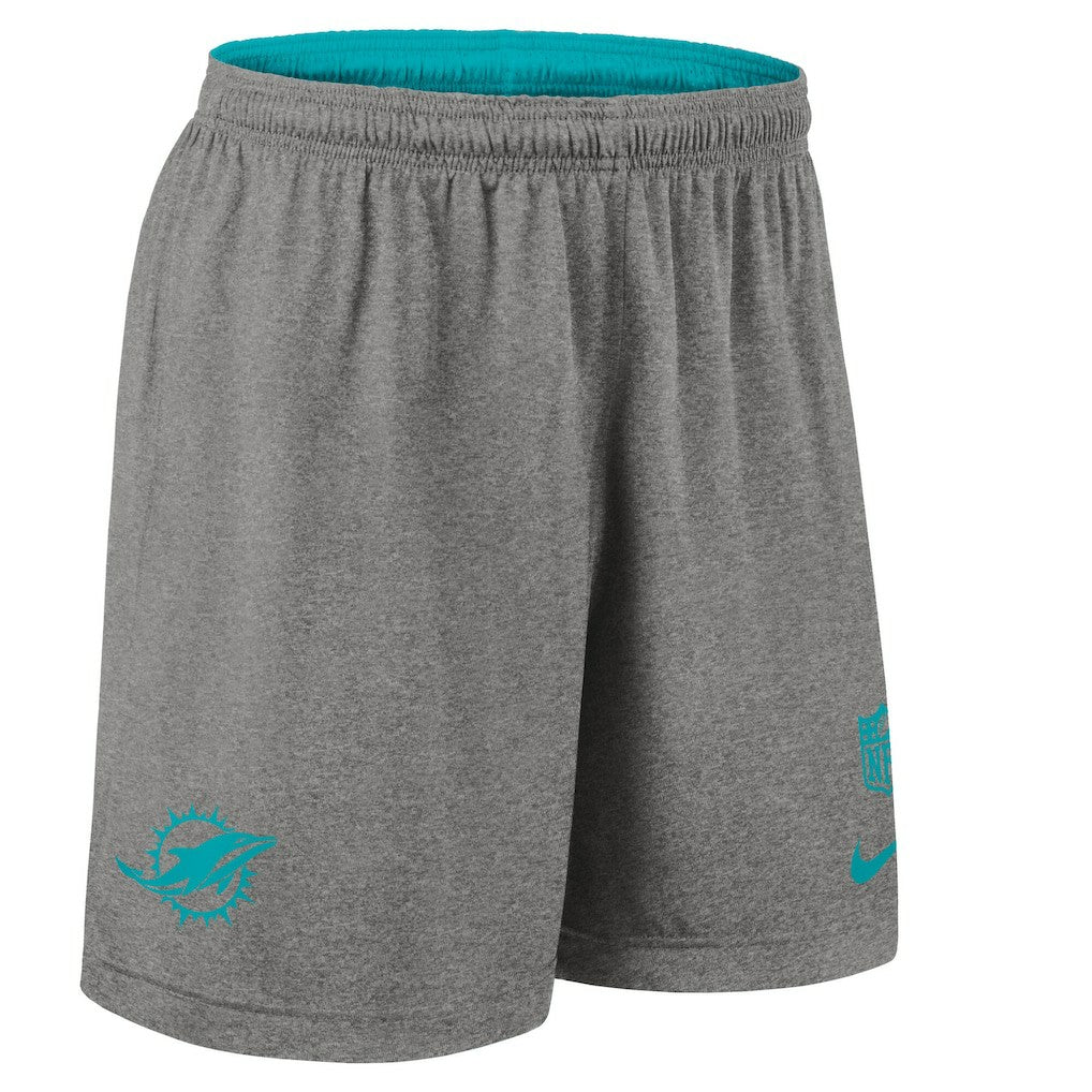 Miami Dolphins Sideline Reversible Dri-FIT Shorts Aqua | Nike for Sale