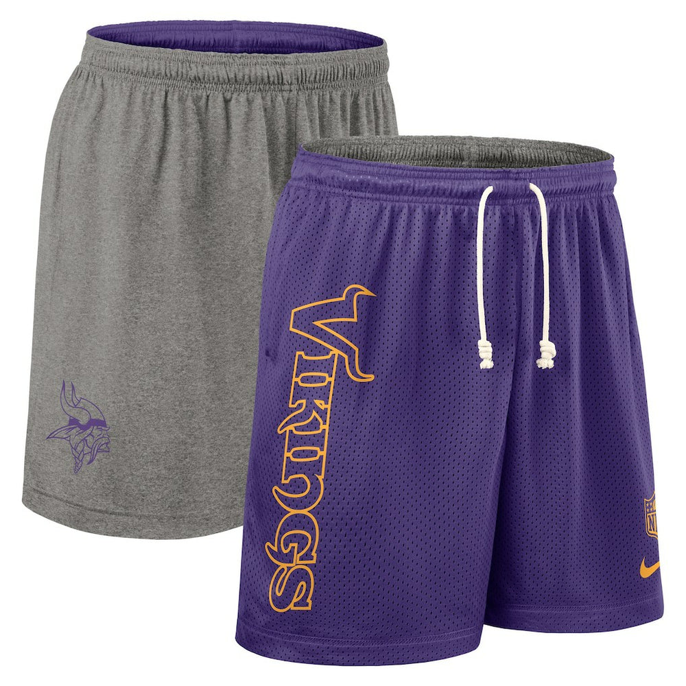 Minnesota Vikings Sideline Reversible Dri-FIT Shorts Purple | Nike for Sale