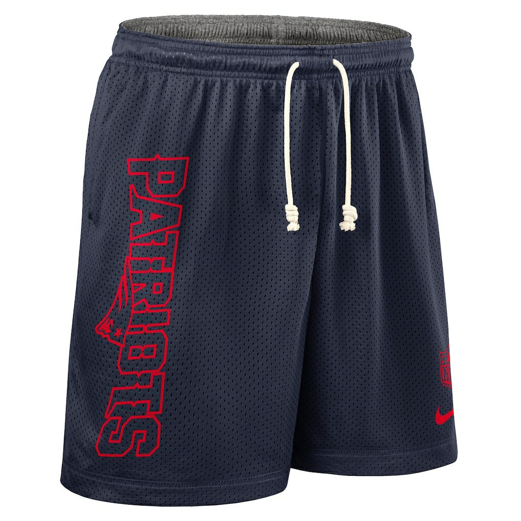 New England Patriots Sideline Reversible Dri-FIT Shorts Navy | Nike for Sale