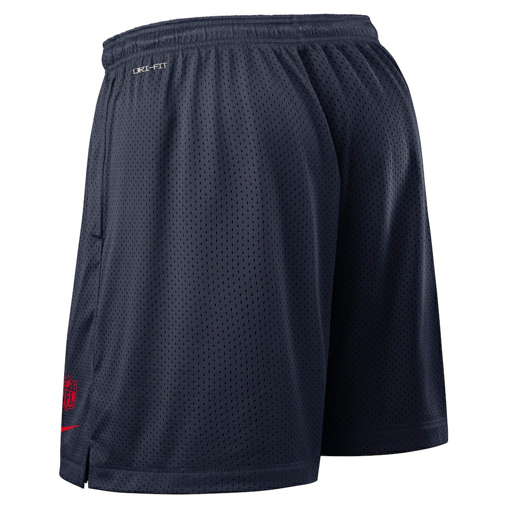 New England Patriots Sideline Reversible Dri-FIT Shorts Navy | Nike for Sale
