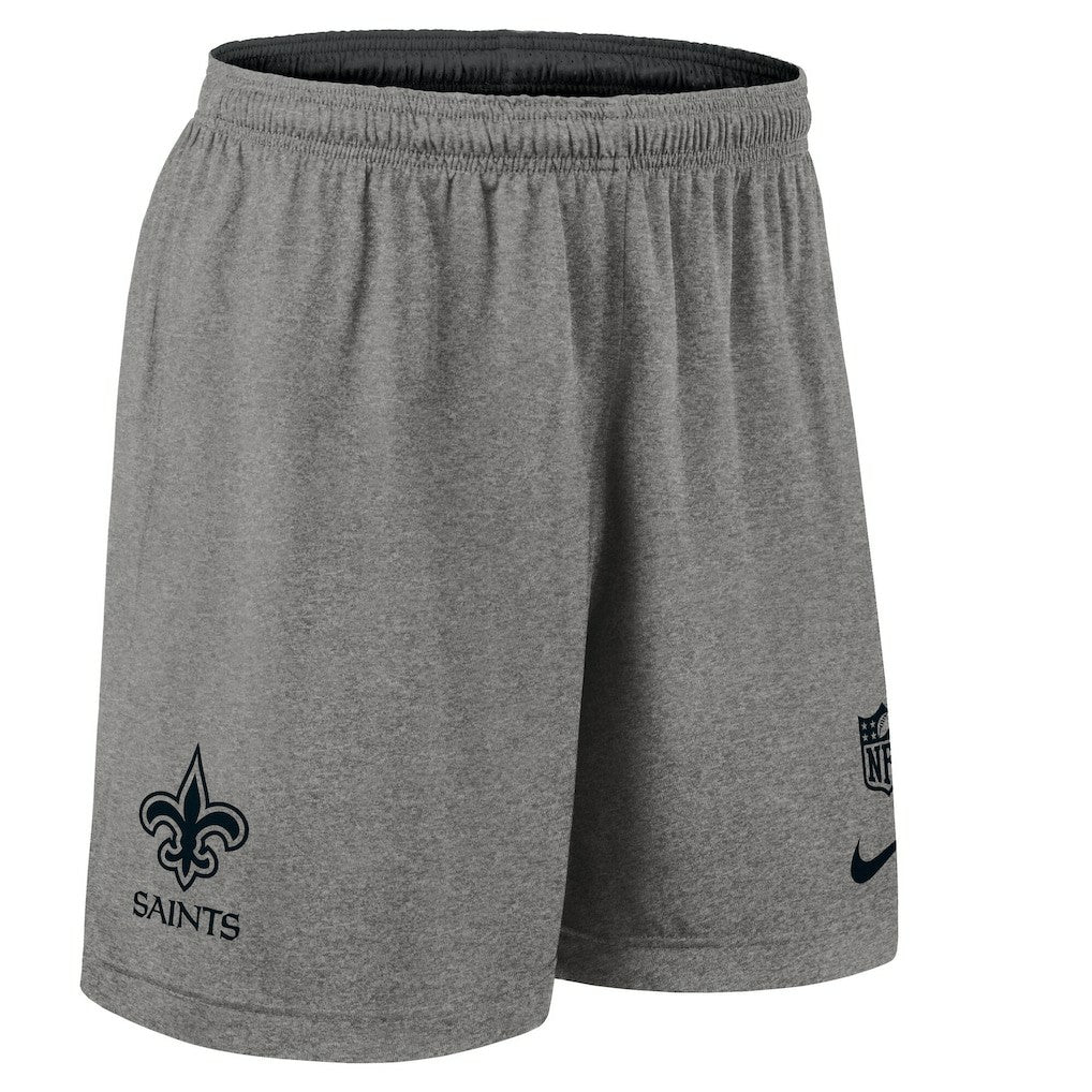 New Orleans Saints Sideline Reversible Dri-FIT Shorts Black | Nike for Sale