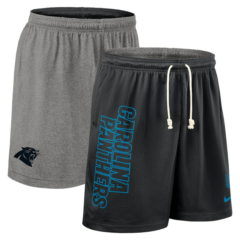 Carolina Panthers Sideline Reversible Dri-FIT Shorts Black | Nike for Sale