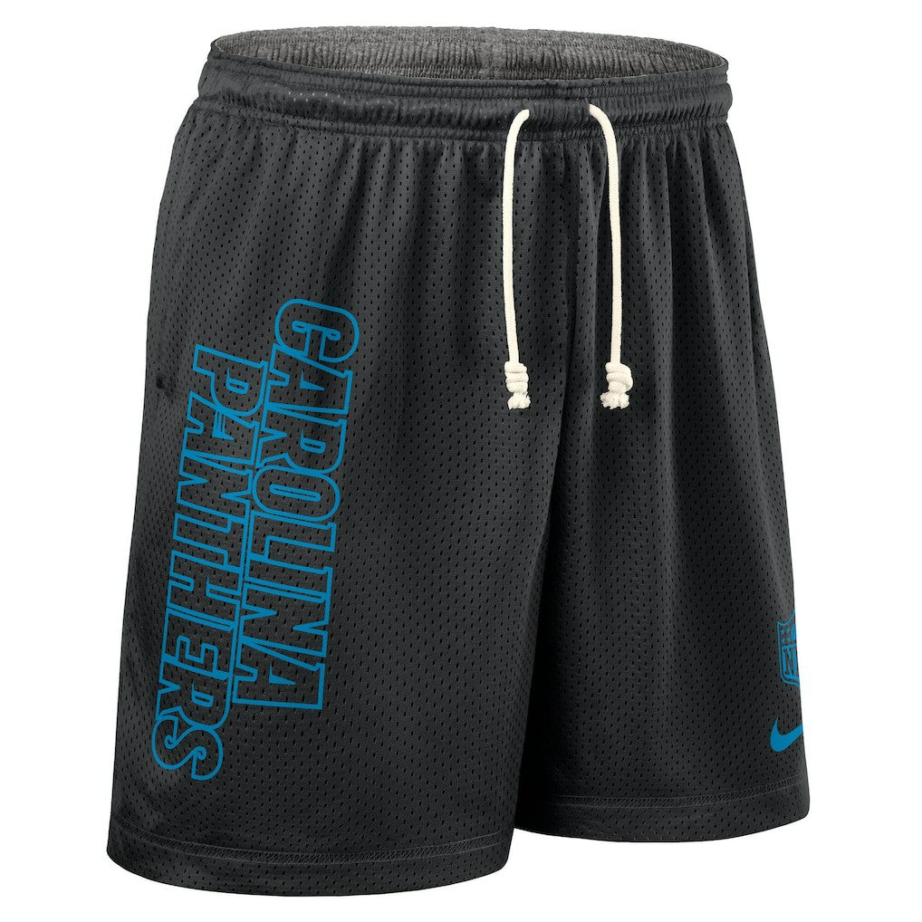 Carolina Panthers Sideline Reversible Dri-FIT Shorts Black | Nike for Sale