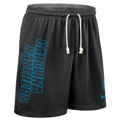 Carolina Panthers Sideline Reversible Dri-FIT Shorts Black | Nike for Sale