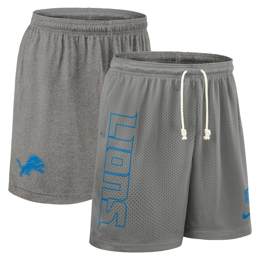Detroit Lions Sideline Reversible Dri-FIT Shorts Gray | Nike for Sale