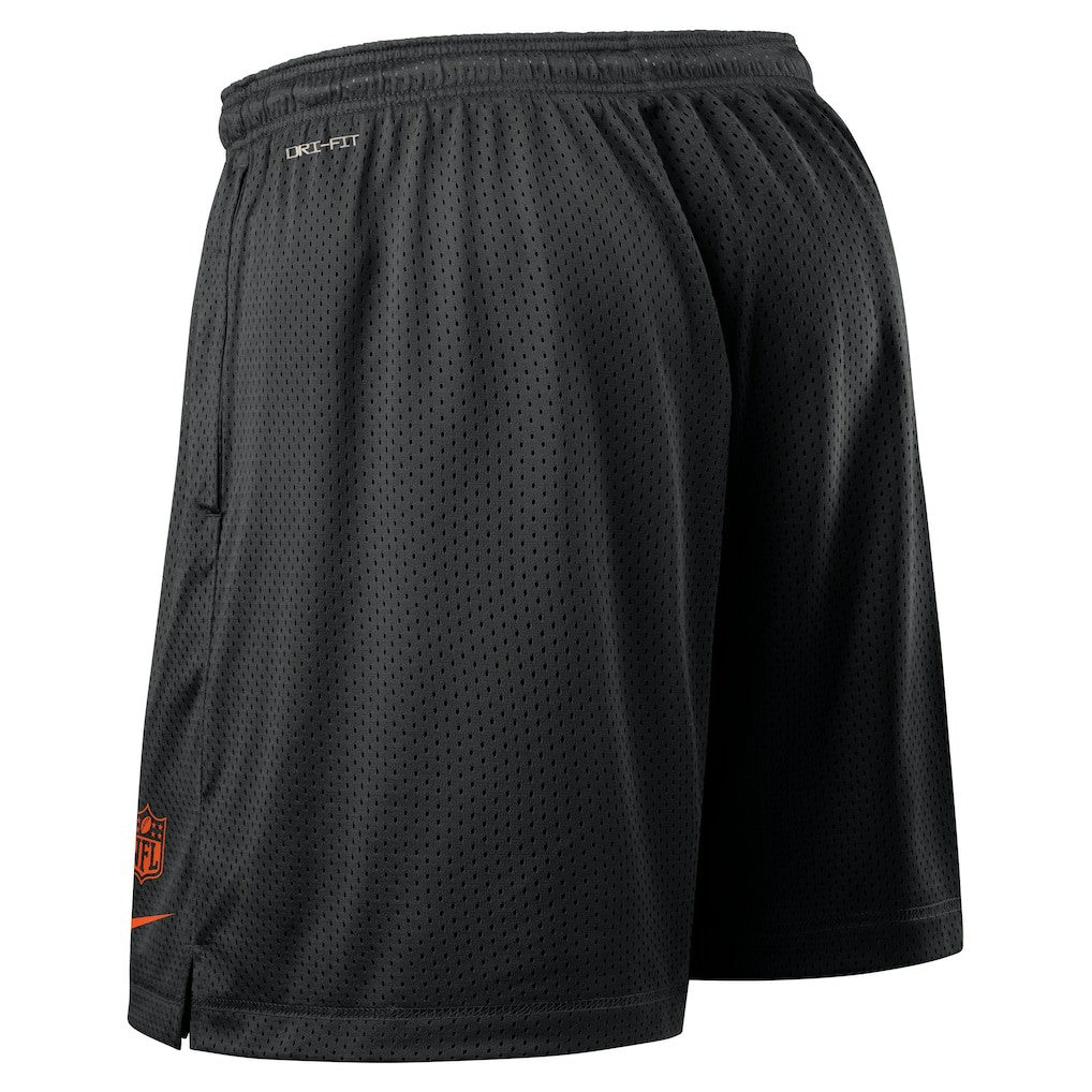Cincinnati Bengals Sideline Reversible Dri-FIT Shorts Black | Nike for Sale