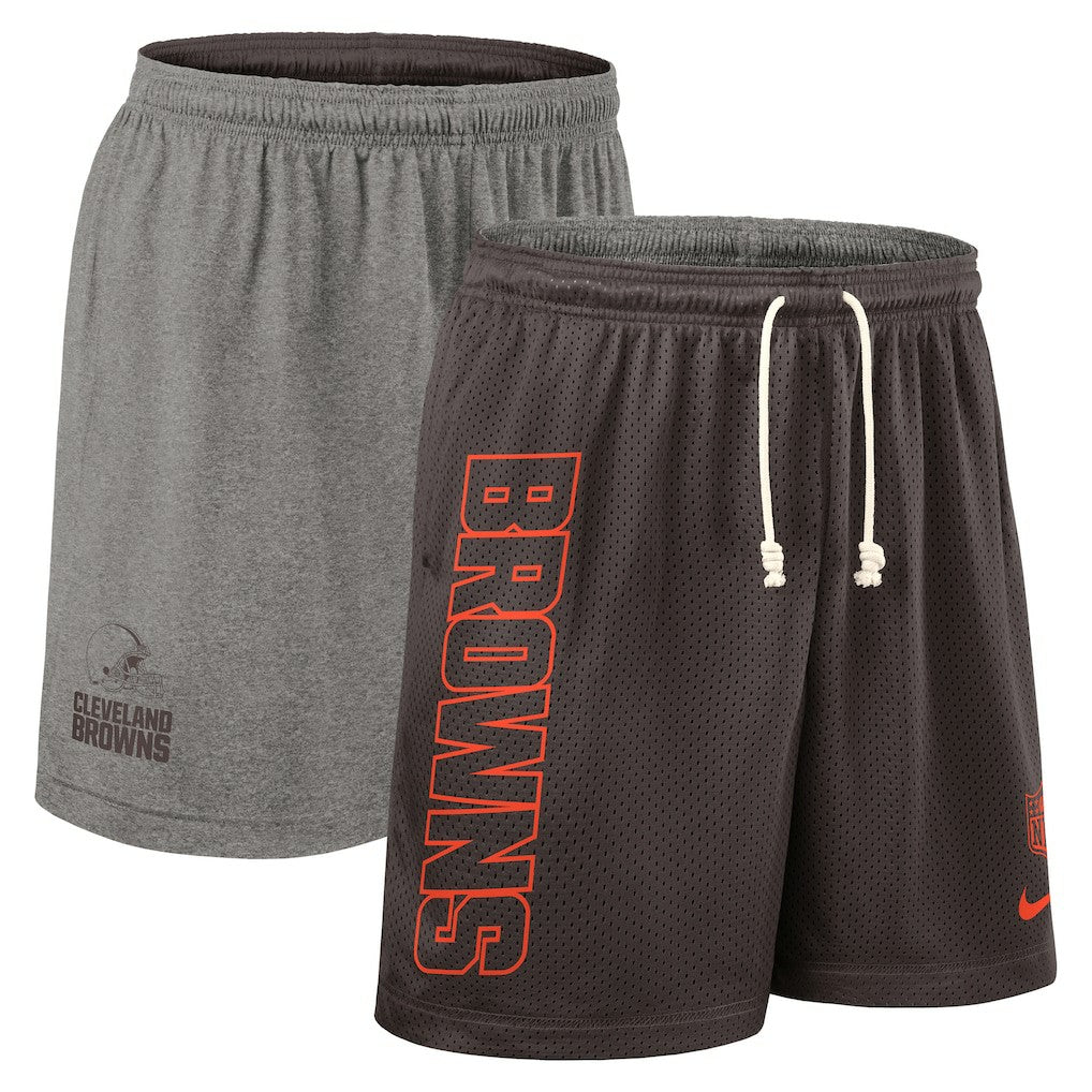 Cleveland Browns Sideline Reversible Dri-FIT Shorts Brown | Nike for Sale