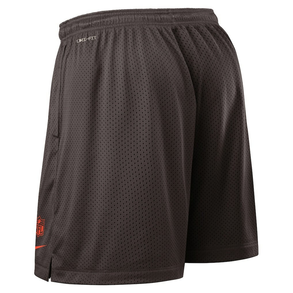 Cleveland Browns Sideline Reversible Dri-FIT Shorts Brown | Nike for Sale