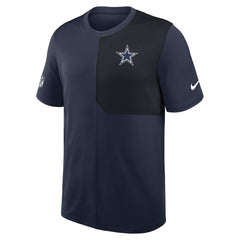 Dallas Cowboys Sideline UV Dri-Fit Coach Shirt Navy | Nike for Sale