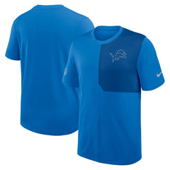 Detroit Lions Sideline UV Dri-Fit Coach Shirt Blue | Nike for Sale