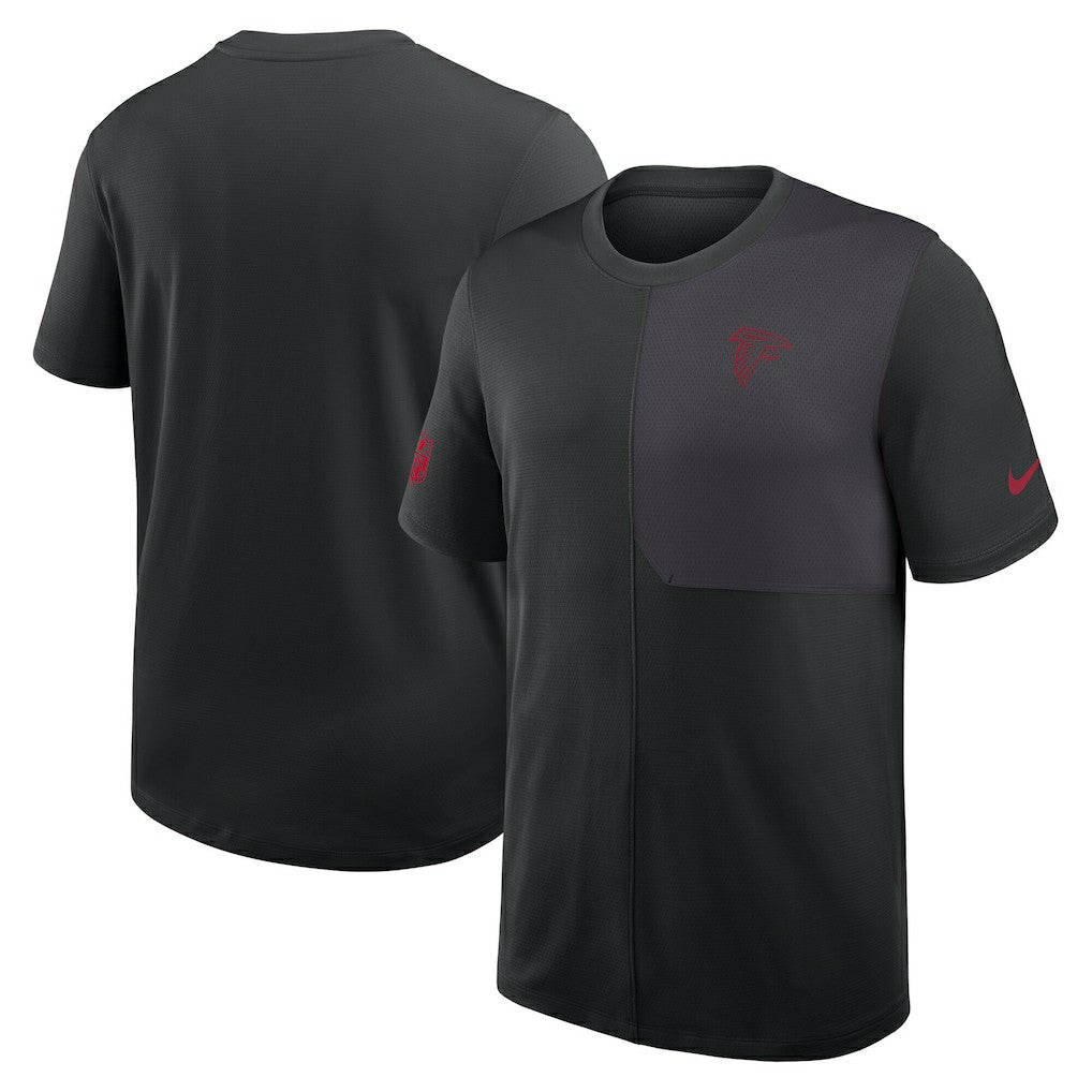 Atlanta Falcons Sideline UV Dri-Fit Coach Shirt Black | Nike for Sale