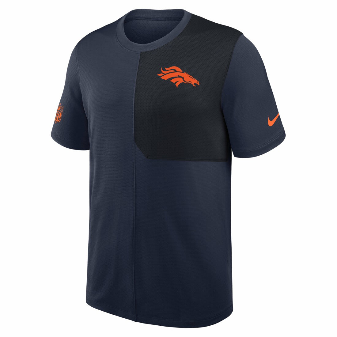 Denver Broncos Sideline UV Dri-Fit Coach Shirt Navy | Nike for Sale