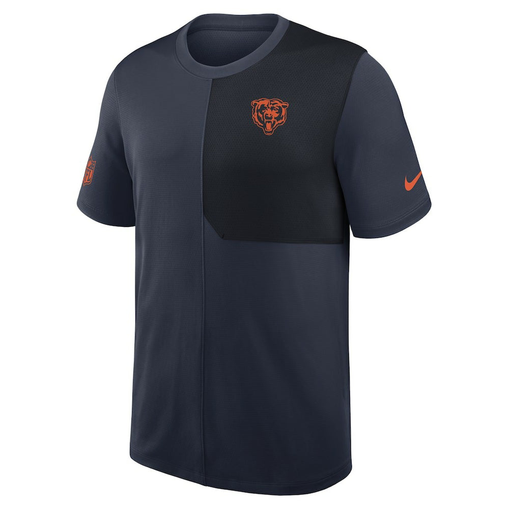 Chicago Bears Sideline UV Dri-Fit Coach Shirt Navy | Nike for Sale