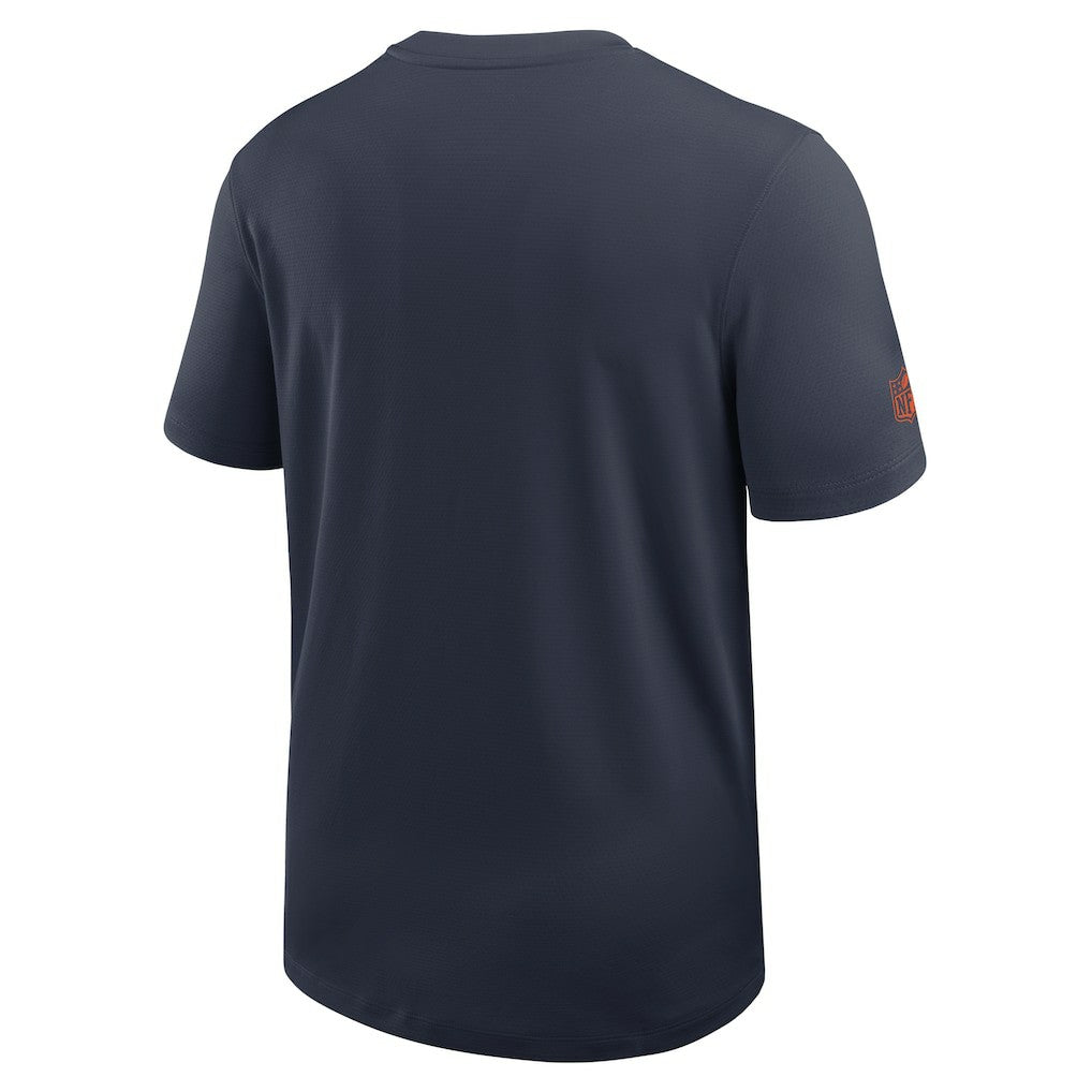 Chicago Bears Sideline UV Dri-Fit Coach Shirt Navy | Nike for Sale