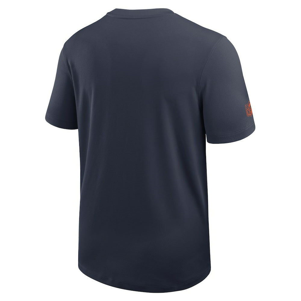 Chicago Bears Sideline UV Dri-Fit Coach Shirt Navy | Nike for Sale
