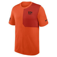 Cincinnati Bengals Sideline UV Dri-Fit Coach Shirt Orange | Nike for Sale