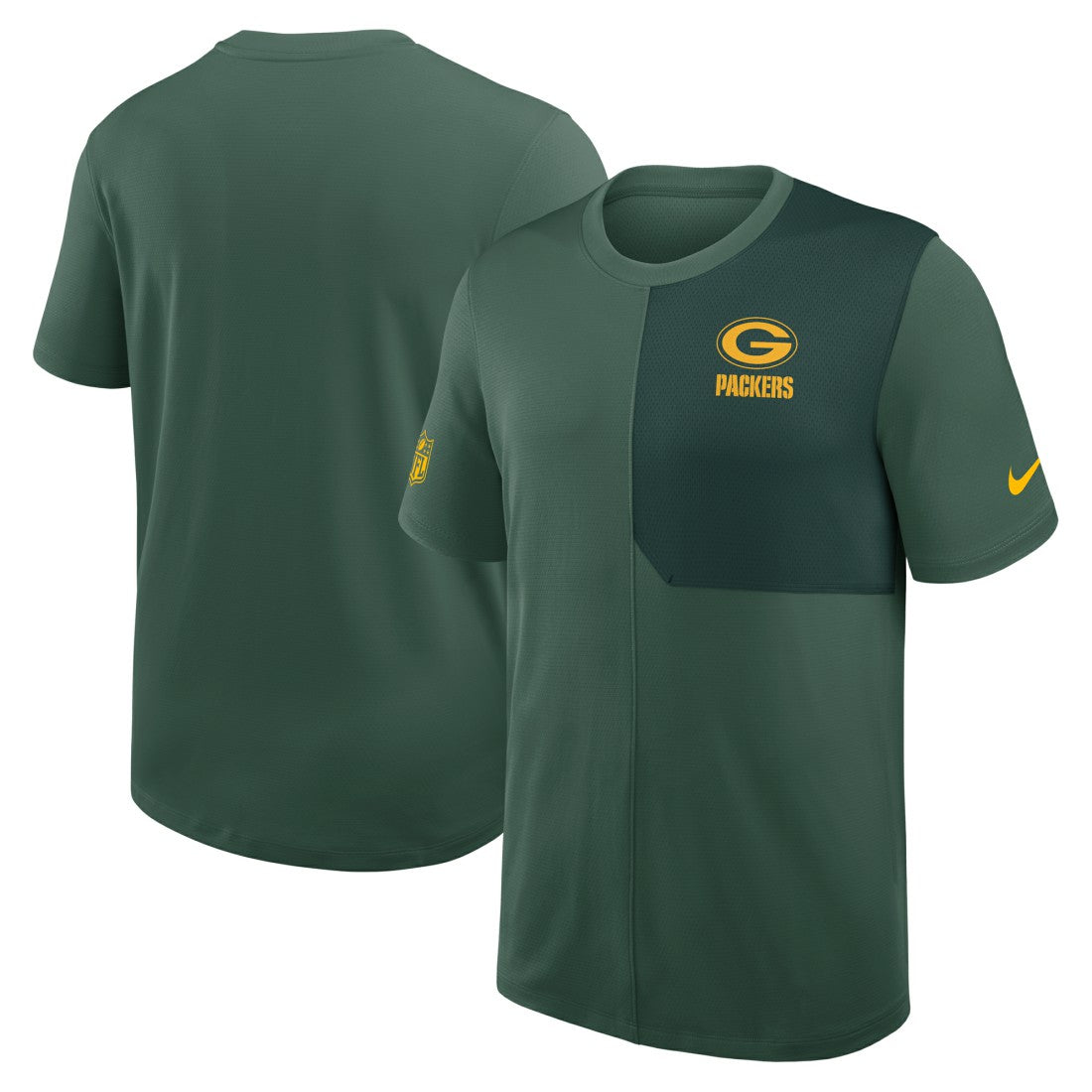Green Bay Packers Sideline UV Dri-Fit Coach Shirt Green | Nike for Sale