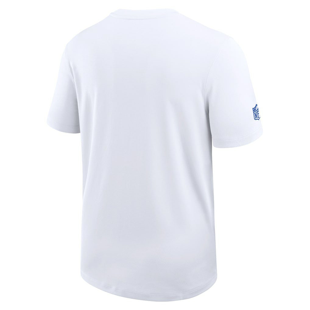 Los Angeles Rams Sideline UV Dri-Fit Coach Shirt White | Nike for Sale