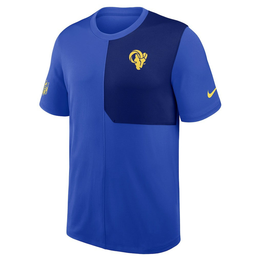 Los Angeles Rams Sideline UV Dri-Fit Coach Shirt Royal | Nike for Sale