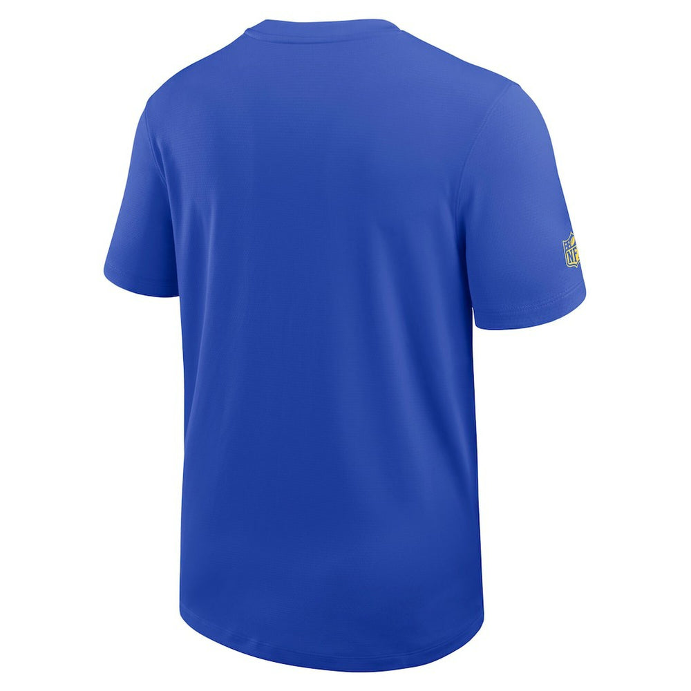 Los Angeles Rams Sideline UV Dri-Fit Coach Shirt Royal | Nike for Sale