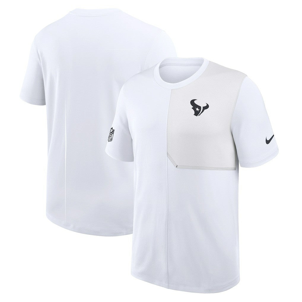 Houston Texans Sideline UV Dri-Fit Coach Shirt White | Nike for Sale