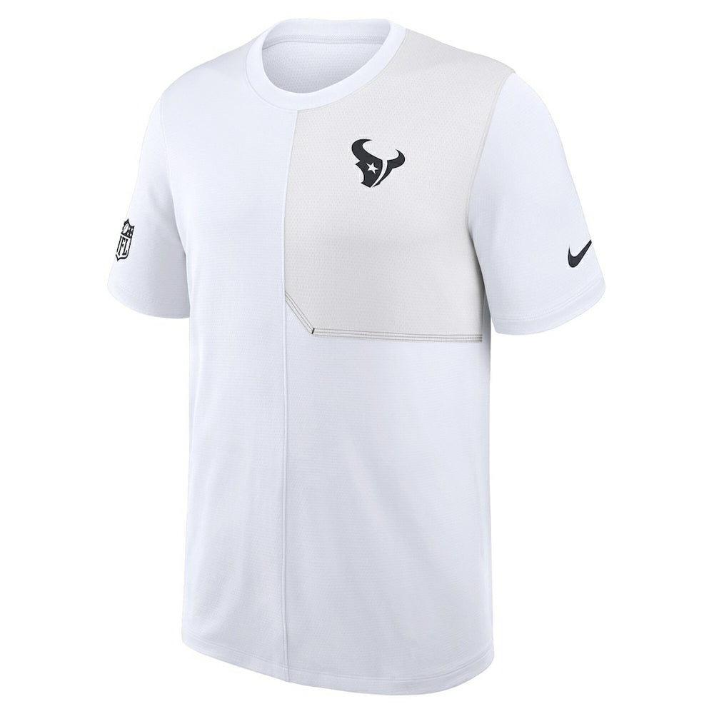 Houston Texans Sideline UV Dri-Fit Coach Shirt White | Nike for Sale