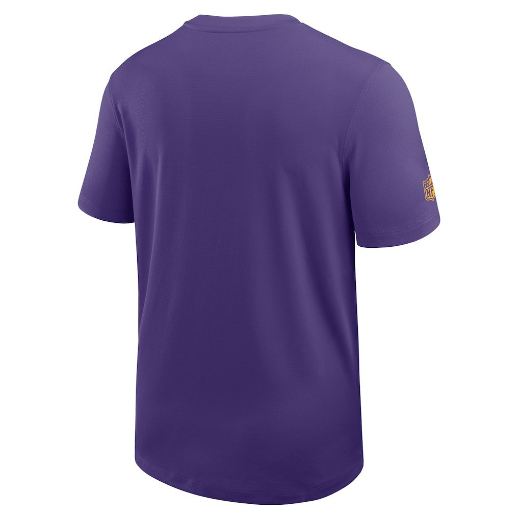 Minnesota Vikings Sideline UV Dri-Fit Coach Shirt Purple | Nike for Sale