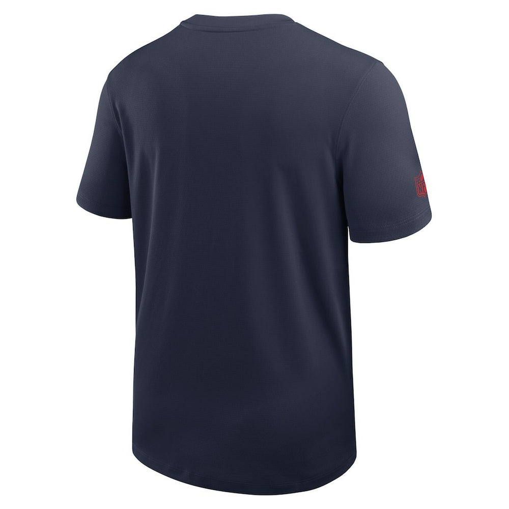New England Patriots Sideline UV Dri-Fit Coach Shirt Navy | Nike for Sale