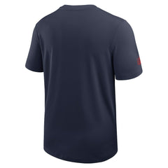 New England Patriots Sideline UV Dri-Fit Coach Shirt Navy | Nike for Sale