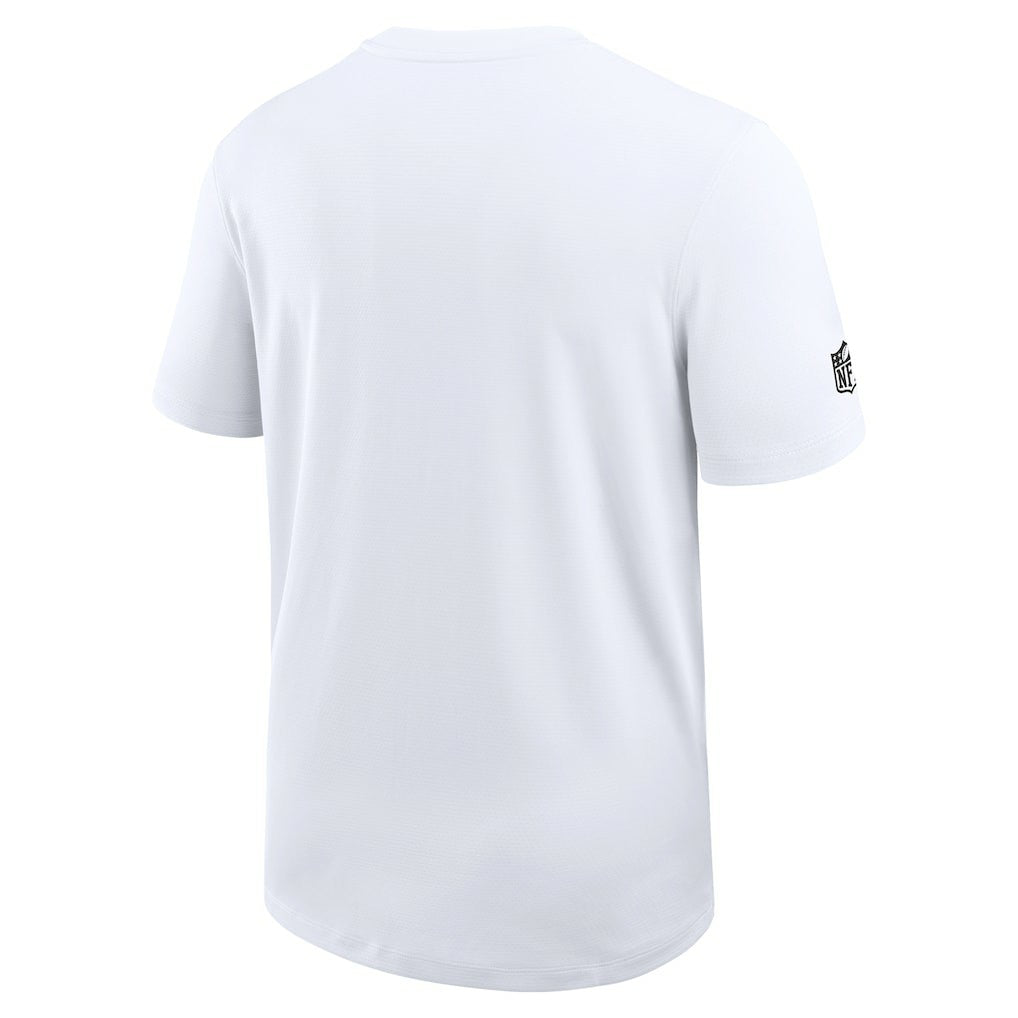 New Orleans Saints Sideline UV Dri-Fit Coach Shirt White | Nike for Sale