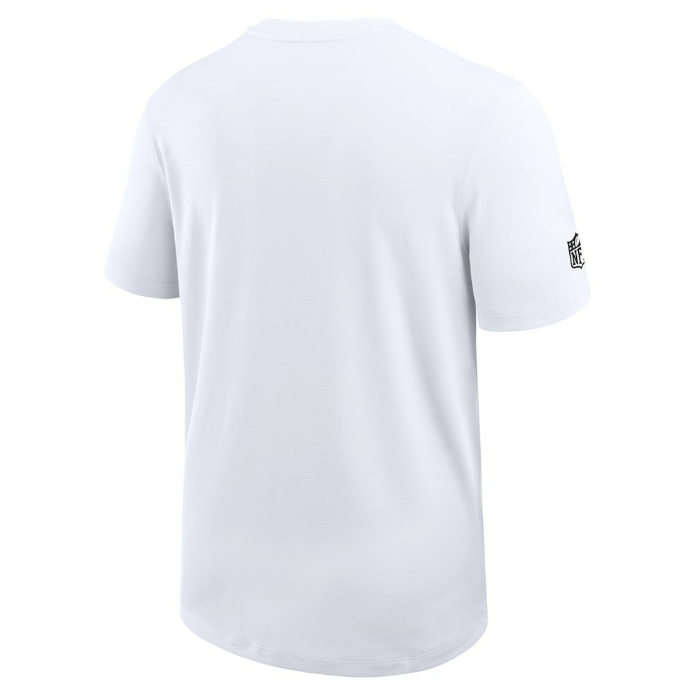 New Orleans Saints Sideline UV Dri-Fit Coach Shirt White | Nike for Sale