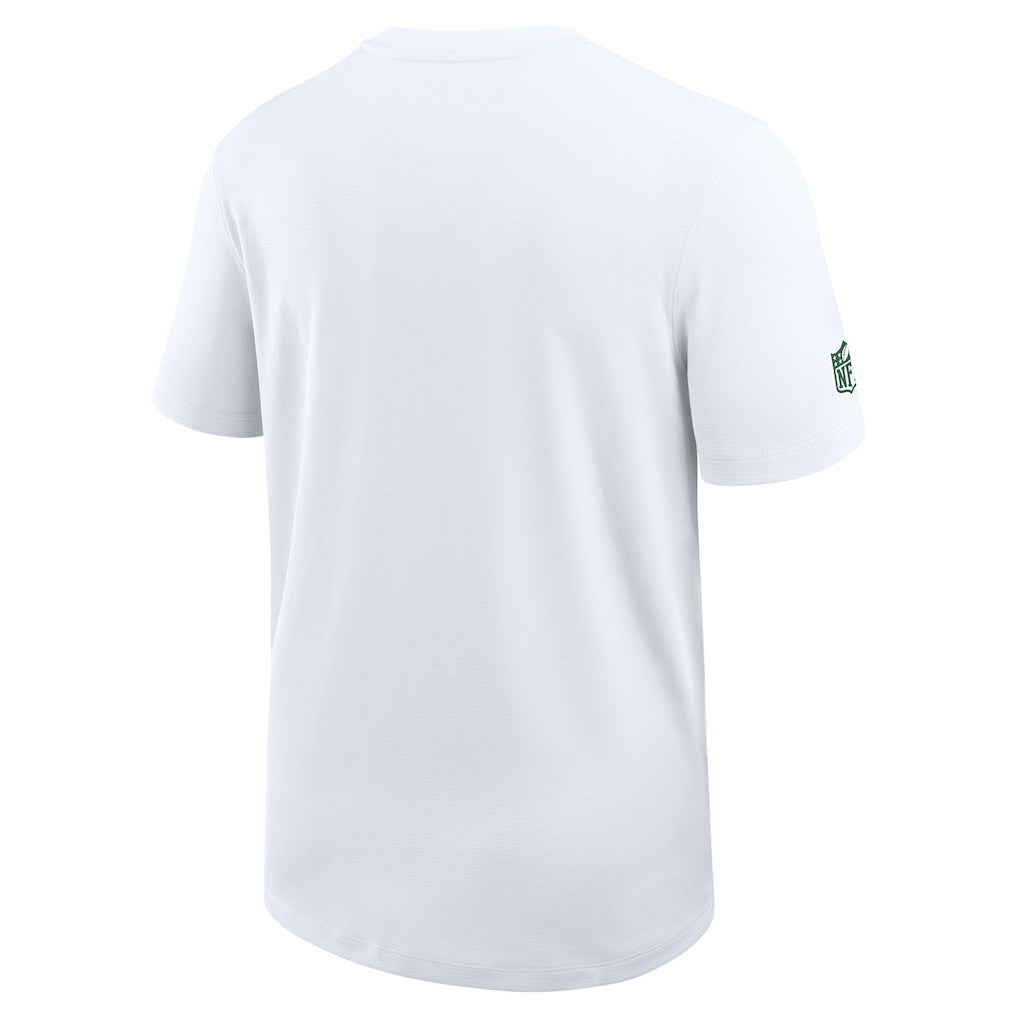 New York Jets Sideline UV Dri-Fit Coach Shirt White | Nike for Sale