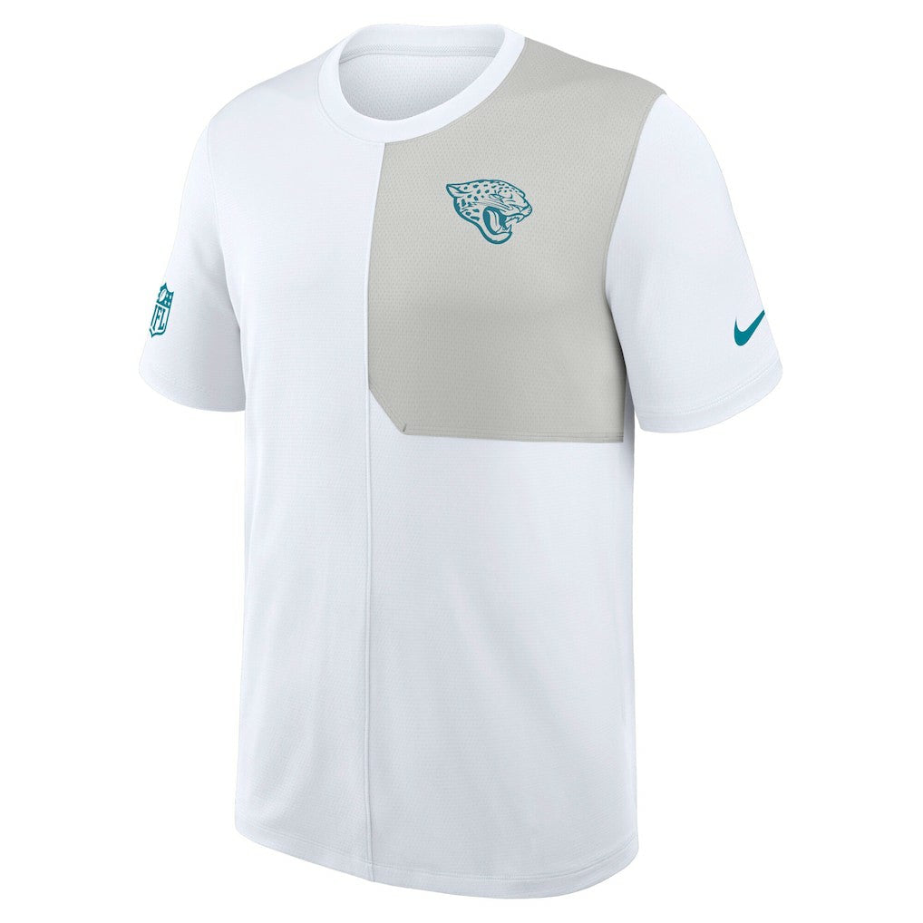 Jacksonville Jaguars Sideline UV Dri-Fit Coach Shirt White | Nike for Sale