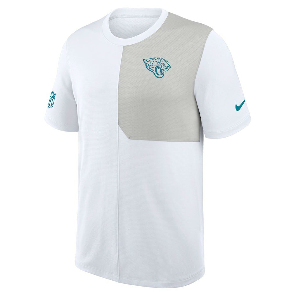 Jacksonville Jaguars Sideline UV Dri-Fit Coach Shirt White | Nike for Sale