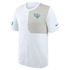 Jacksonville Jaguars Sideline UV Dri-Fit Coach Shirt White | Nike for Sale