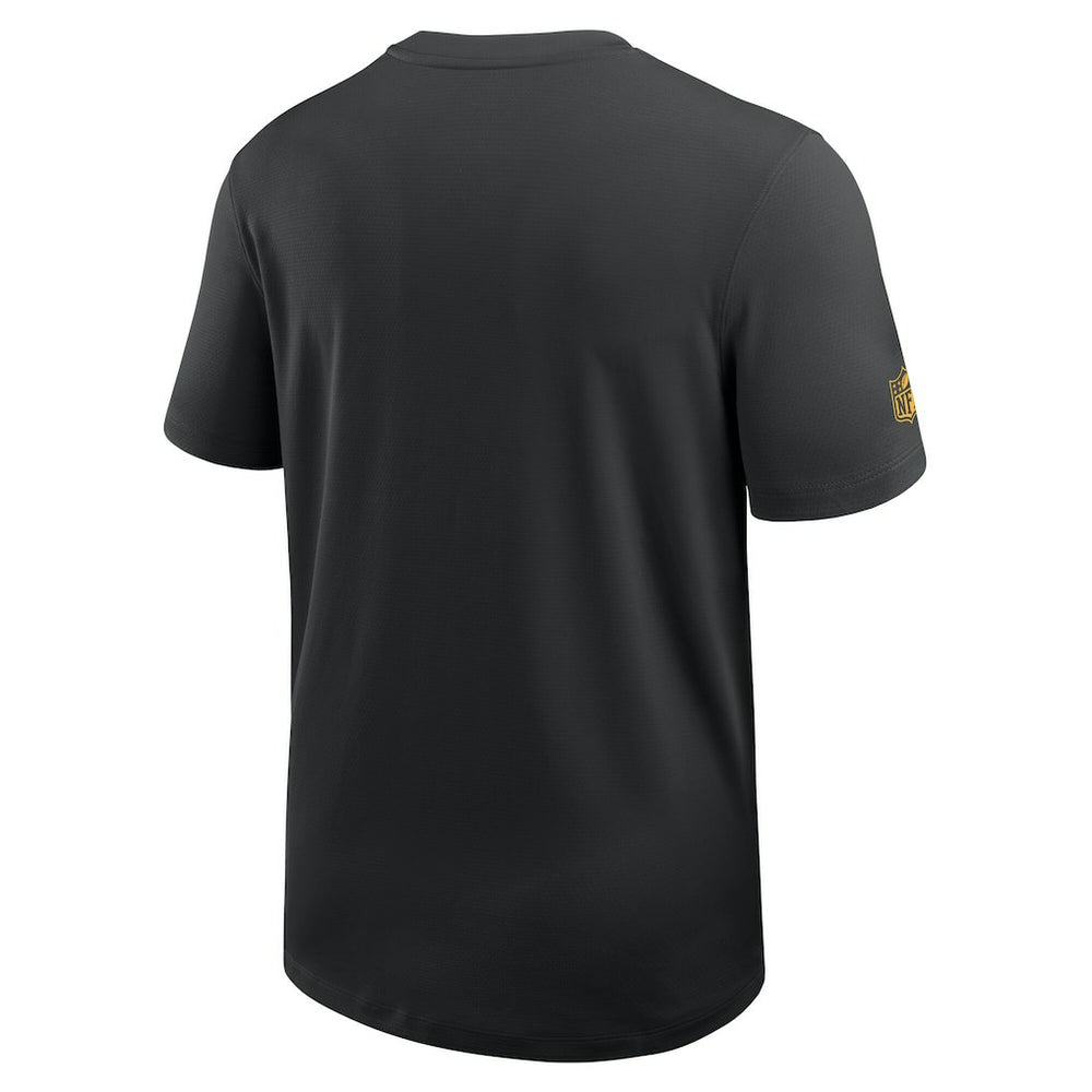Pittsburgh Steelers Sideline UV Dri-Fit Coach Shirt Black | Nike for Sale
