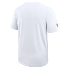Kansas City Chiefs Sideline UV Dri-Fit Coach Shirt White | Nike for Sale