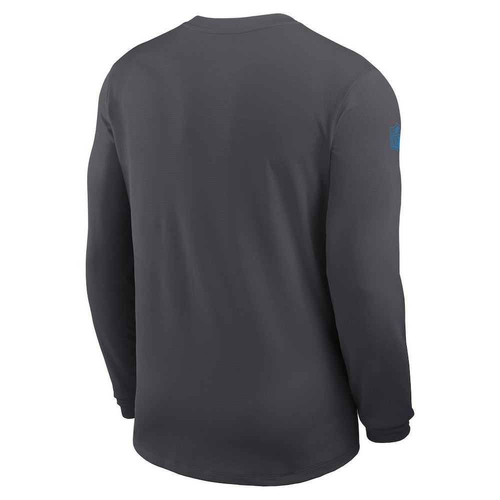 Los Angeles Chargers Sideline Coach UV Dri-FIT Long Sleeve Shirt Gray | Nike for Sale