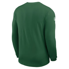 New York Jets Sideline Coach UV Dri-FIT Long Sleeve Shirt Green | Nike for Sale