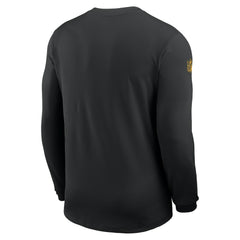 Pittsburgh Steelers Sideline Coach UV Dri-FIT Long Sleeve Shirt Black | Nike for Sale